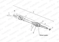 CV JOINT 250 4x4 / W928127 (4922872287B005) | CV JOINT 250 4x4 / W928127 (4922872287B005)