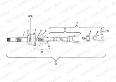 CV JOINT - BTB XPLORER 400L W98CC38C (4945414541B005) | CV JOINT - BTB XPLORER 400L W98CC38C (4945414541B005)