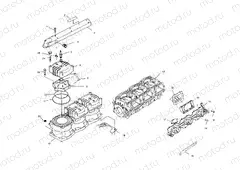 CYLINDER and MANIFOLD - W015199D (4964836483C006) | CYLINDER and MANIFOLD - W015199D (4964836483C006)