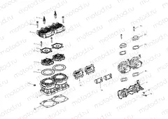 CYLINDER and MANIFOLD - W025402D (4980948094B09) | CYLINDER and MANIFOLD - W025402D (4980948094B09)