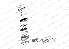 CYLINDER and MANIFOLD - W035197DA/W035197IA (4980998099C04) | CYLINDER and MANIFOLD - W035197DA/W035197IA (4980998099C04)