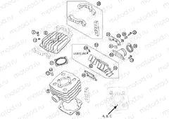 CYLINDER, CYLINDER HEAD