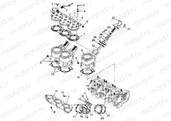 CYLINDER | CYLINDER, HEAD & EXHAUST VALVES - B984978 (4945834583c003)
