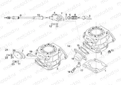 Cylinder - Exhaust valve