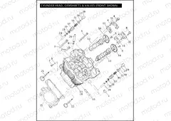 CYLINDER HEAD, CAMSHAFTS, & VALVES (CONTINUED)