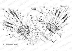 Cylinder head - valves
