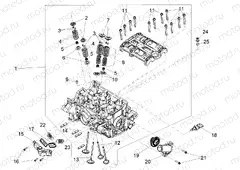Cylinder head - valves