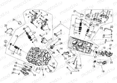 Cylinder head - valves