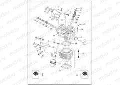 CYLINDER, HEAD & VALVES - V²⢠EVOLUTION (1 OF 2)