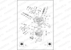 CYLINDER, HEAD & VALVES - V²⢠EVOLUTION (1 OF 2)