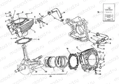 CYLINDER - PISTON » ENGINE CASE