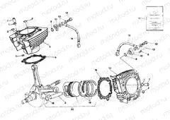CYLINDER - PISTON » ENGINE CASE