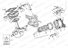 CYLINDER - PISTON » ENGINE CASE