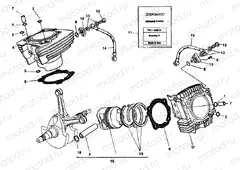 CYLINDER - PISTON » ENGINE CASE