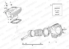 CYLINDER - PISTON » ENGINE CASE