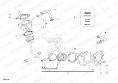 CYLINDER - PISTON » ENGINE CASE