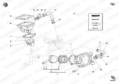 CYLINDER - PISTON » ENGINE CASE