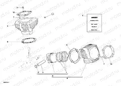 CYLINDER - PISTON » ENGINE CASE