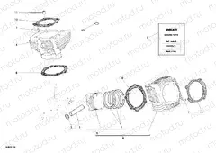 CYLINDER - PISTON » ENGINE CASE