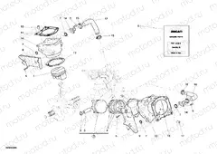 CYLINDER - PISTON » ENGINE CASE