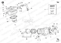 CYLINDER - PISTON » ENGINE CASE