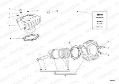 CYLINDER - PISTON » ENGINE CASE