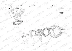 CYLINDER - PISTON » ENGINE CASE