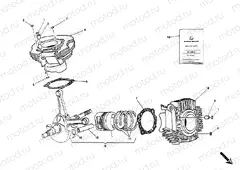 CYLINDER - PISTON » ENGINE CASE