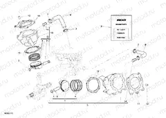 CYLINDER - PISTON » ENGINE CASE