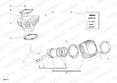 CYLINDER - PISTON » ENGINE CASE