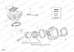 CYLINDER - PISTON » ENGINE CASE
