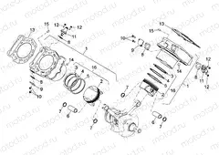 Cylinder with piston