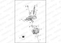 CYLINDERS, HEADS & VALVES - TWIN CAM 110â¢