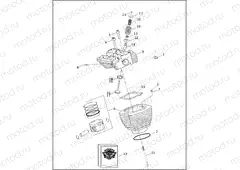 CYLINDERS, HEADS & VALVES - TWIN CAM 88⢠(2 OF 2)
