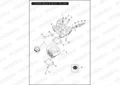 CYLINDERS, HEADS & VALVES - XR1200X