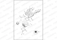 CYLINDERS, HEADS & VALVES - XR1200X