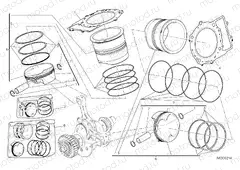 CYLINDERS - PISTONS [MOD:1299]
