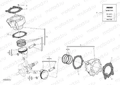 CYLINDERS - PISTONS [MOD:HYM 950]