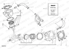 CYLINDERS - PISTONS [MOD:M 1200S]