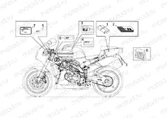 Decal and plate set
