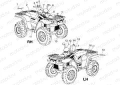 DECALS - A03CD32AA/AB/AC/FB (4975217521A12) | DECALS - A03CD32AA/AB/AC/FB (4975217521A12)