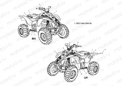 DECALS - A04BA25CA/CB (4986208620A09) | DECALS - A04BA25CA/CB (4986208620A09)