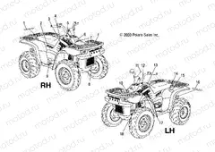 DECALS - A04CD32AA/AB/AC/FB (4986268626A13) | DECALS - A04CD32AA/AB/AC/FB (4986268626A13)