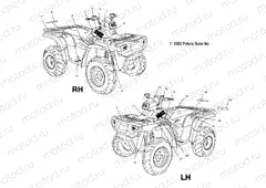 DECALS - A04CH42AQ/AR/AS (4987258725A10) | DECALS - A04CH42AQ/AR/AS (4987258725A10)