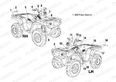 DECALS - A04CH59AF/AH/AJ/AT/AV (4986108610A09) | DECALS - A04CH59AF/AH/AJ/AT/AV (4986108610A09)