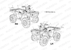 DECALS - A04CH68AK/AL/AN/AO (4987438743A09) | DECALS - A04CH68AK/AL/AN/AO (4987438743A09)