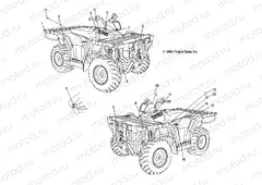 DECALS - A05MH68AP (4999609960A10) | DECALS - A05MH68AP (4999609960A10)