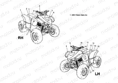 DECALS - A05PB20AA/AB/AC/AD (4999659965C05) | DECALS - A05PB20AA/AB/AC/AD (4999659965C05)