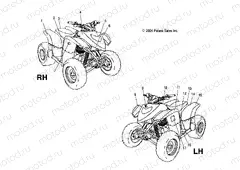 DECALS - A05PB20EA/EB/EC/ED (4999709970C08) | DECALS - A05PB20EA/EB/EC/ED (4999709970C08)