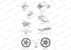 Decals Black KNF